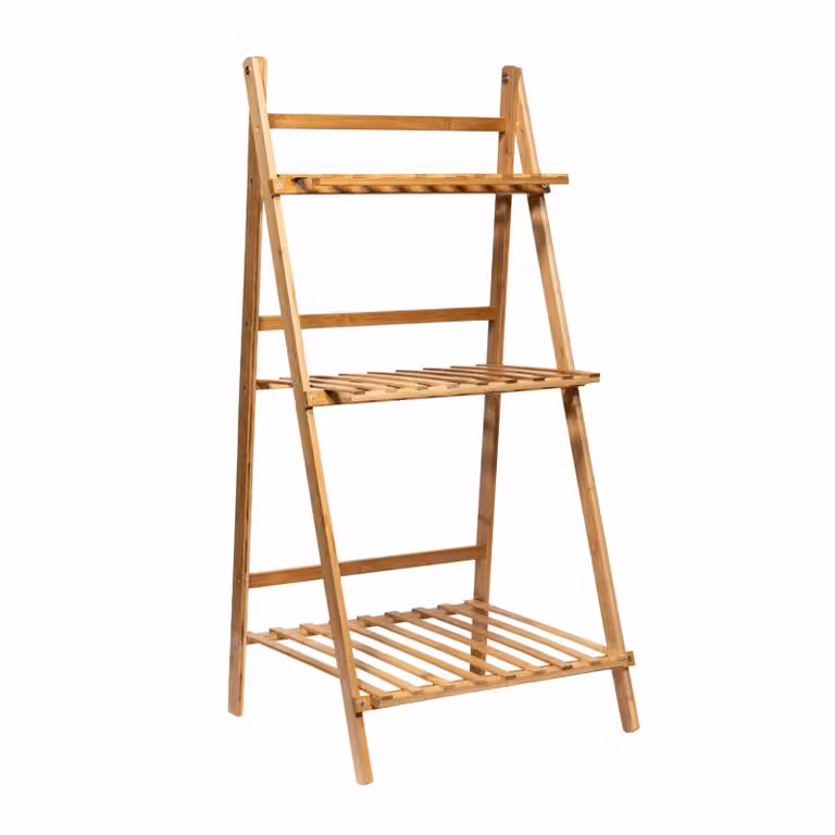 QUVIO Plantentrap met 3 etages, B/D/H: 40 x 50 x 96 cm