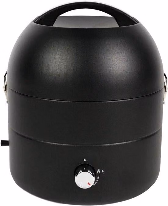TAINO Compacte Tafelgrill voor op het balkon, Gas, Zwart
