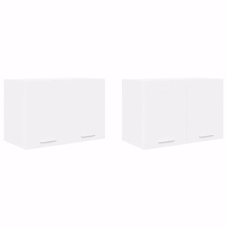 vidaXL Hangkast met 2 deuren - Wit - B: 60 cm, D: 31 cm, H: 40 cm