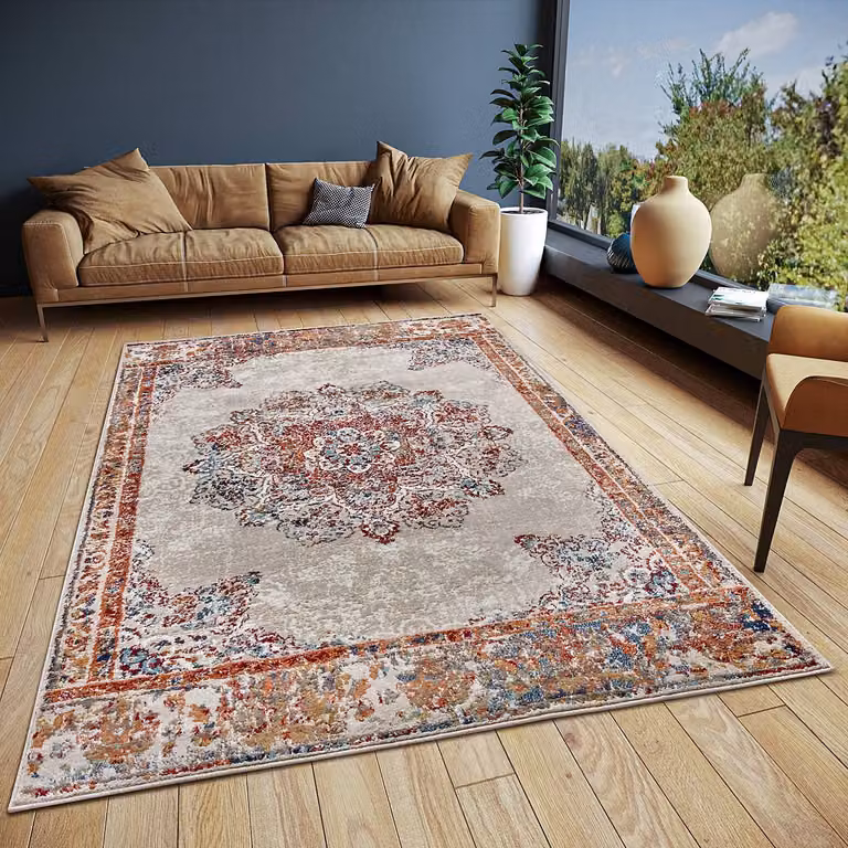 home24 Oosters vloerkleed Maderno beige/multicolour B/D: 160 x 235 cm