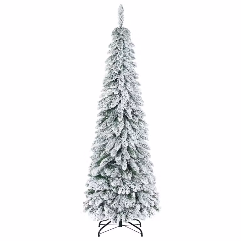 HOMCOM Kunstmatige kerstboom met slank ontwerp, 1,80 m