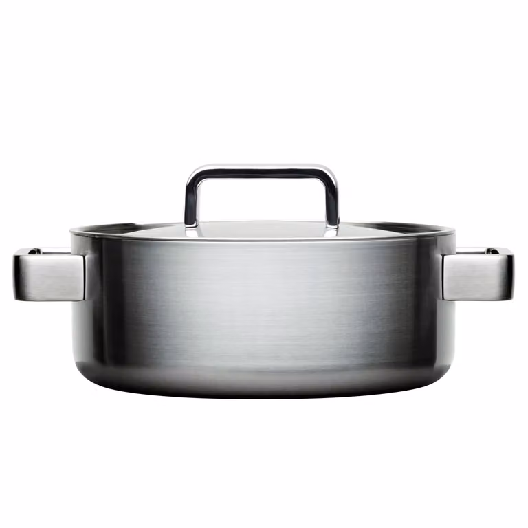 Iittala Tools kookpan met deksel, 3 liter, zilver, roestvrij staal en aluminium