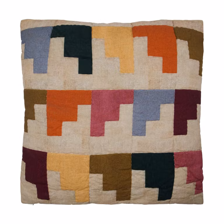 House Doctor Block kussensloop multicolor 50 x 50 cm
