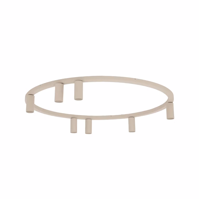 Lyora Fourty Cirkel opbouwspots 7x GU10 - Beige