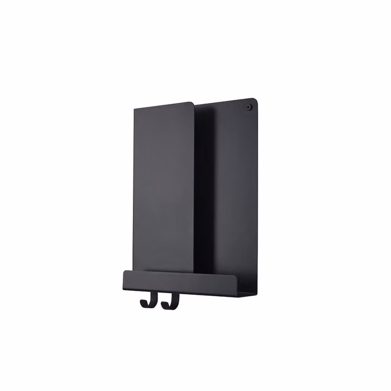 Muuto Folded plank Black B: 29,5 cm, D: 40 cm