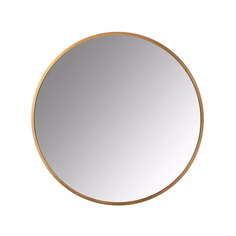 Richmond Interiors Maesa Spiegel Goud Rond Diameter: 90 cm