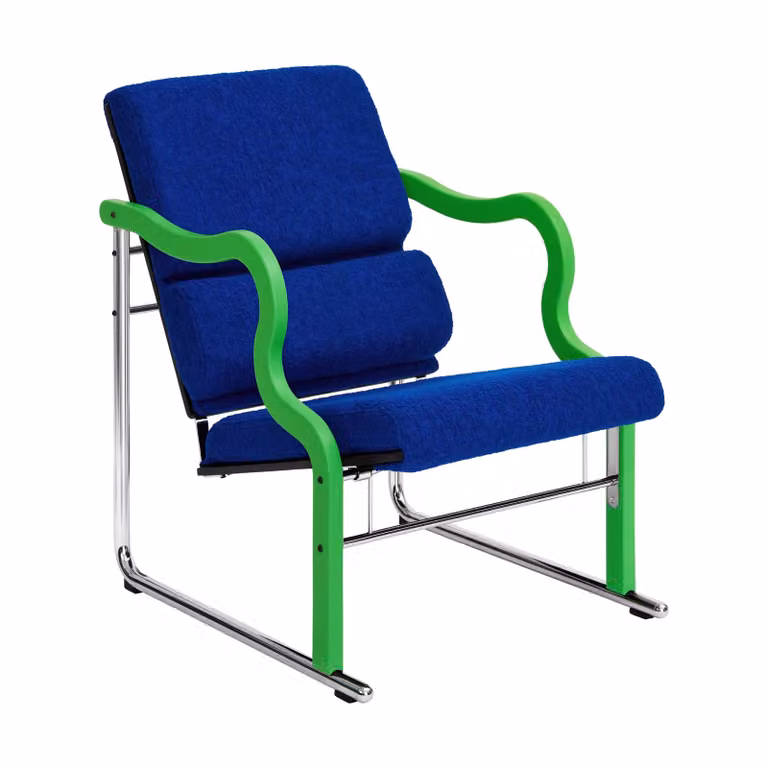 Hem Experiment 501 loungefauteuil Green-ultramarine