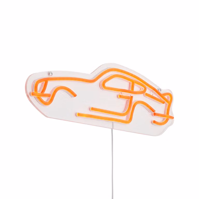 Qazqa Neon wandlamp oranje met LED-verlichting