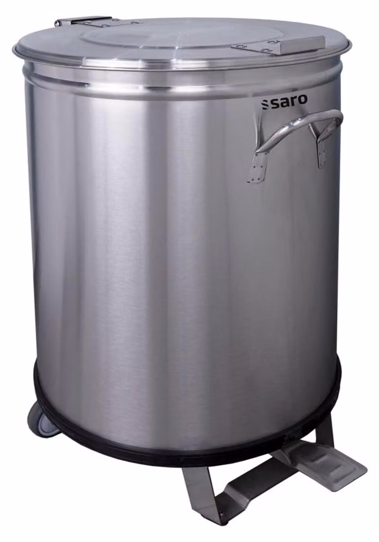 Saro Vuilnisbak MPS 95 met voetpedaal en soft-close deksel, 95 liter