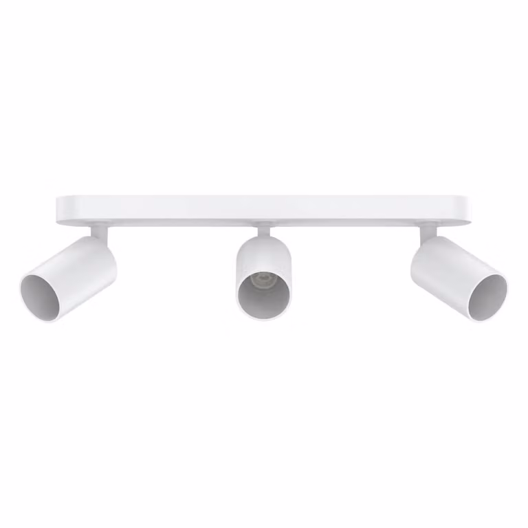 Lyora 3-lichts opbouwspot wit aluminium