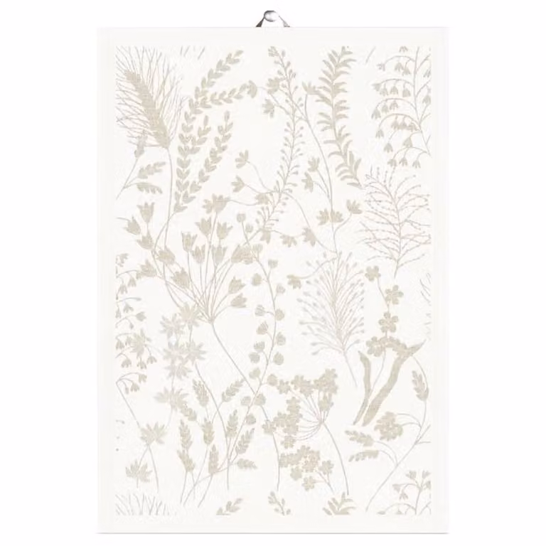 Ekelund Linneväveri Strå keukenhanddoek Beige 35x50 cm