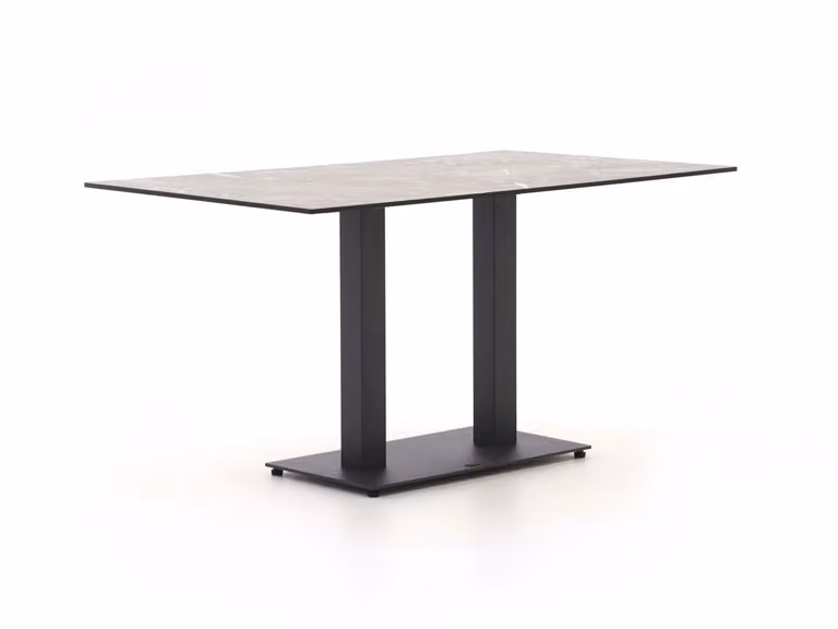 Forza Furniture Tuineettafel Forza - Rechthoekig - Grijs - HPL