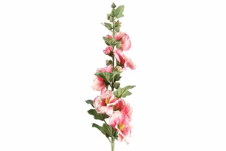 Countryfield Althaea rosea Kathi zijden bloem roze, 87 cm