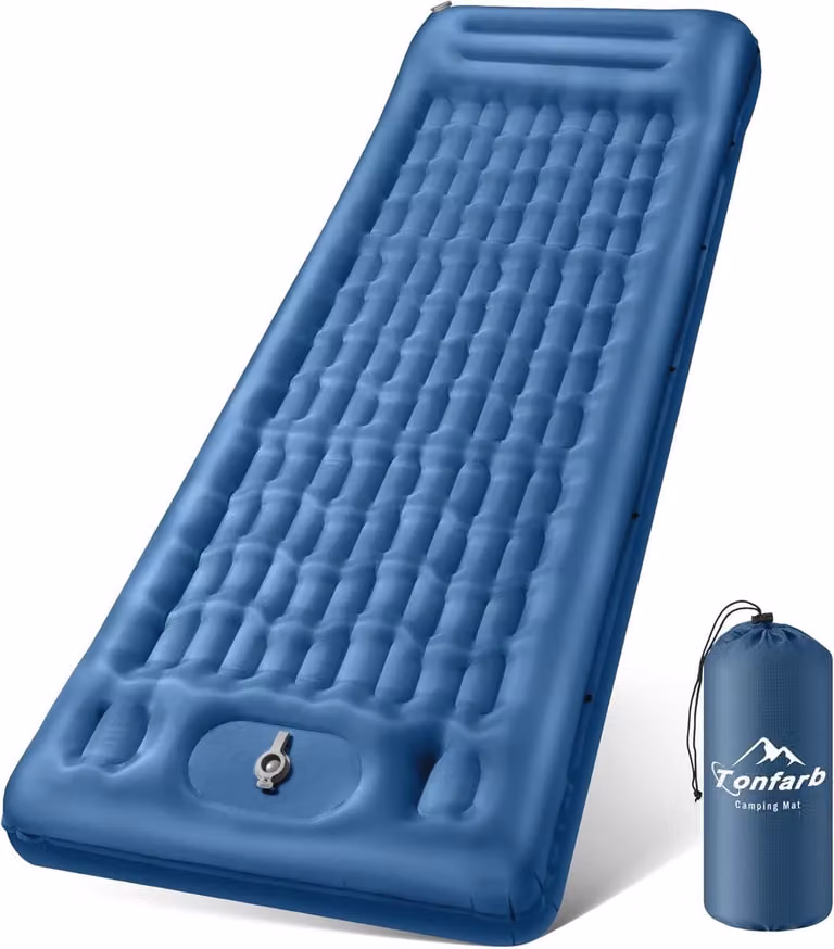 Zelfopblazend Luchtmatras 12 cm - Ultralicht en Waterdicht Slaapmat voor Buitenactiviteiten