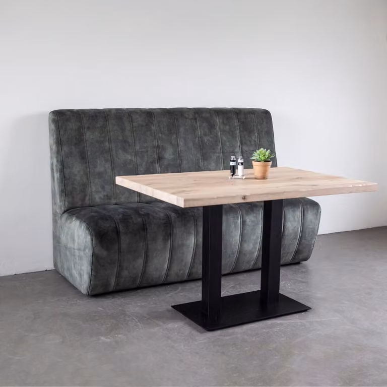 SEVN Eetkamerbank Maria Velvet - Huntergroen - 170 cm