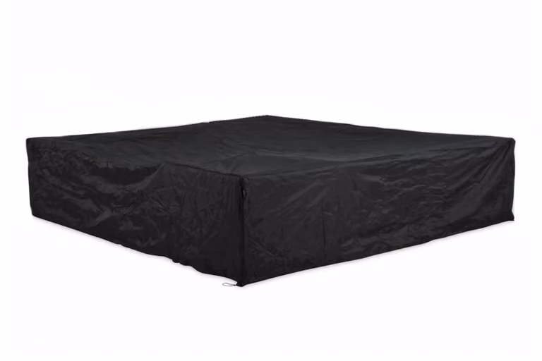 Outdoor Cover loungesethoes voor sofa, zwart, B: 255 cm, D: 255 cm, H: 70 cm