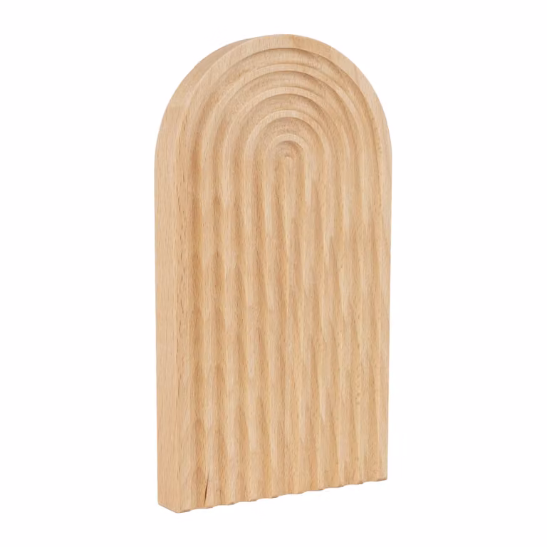 QUVIO Decoratieve tray van hout in bruin