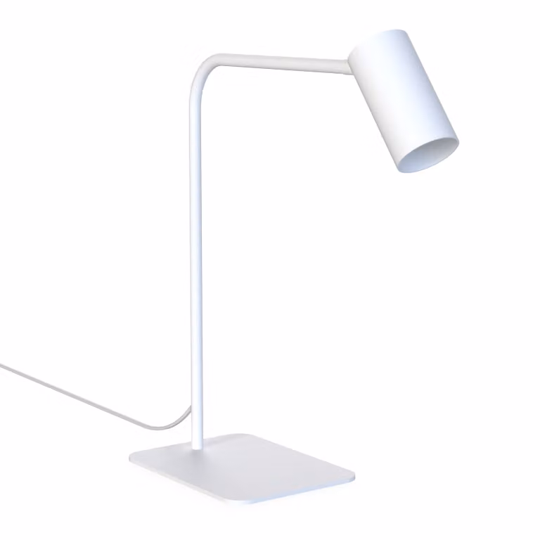 Wit Lyora Mono 7703 bureaulamp van Nowodvorski