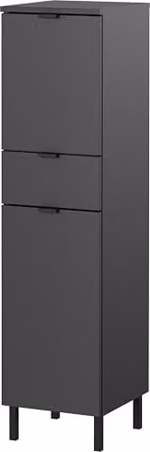 Germania Mediumkast Arcena in grijs met deuren en lades, B: 120 cm, H: 30 cm, D: 34 cm