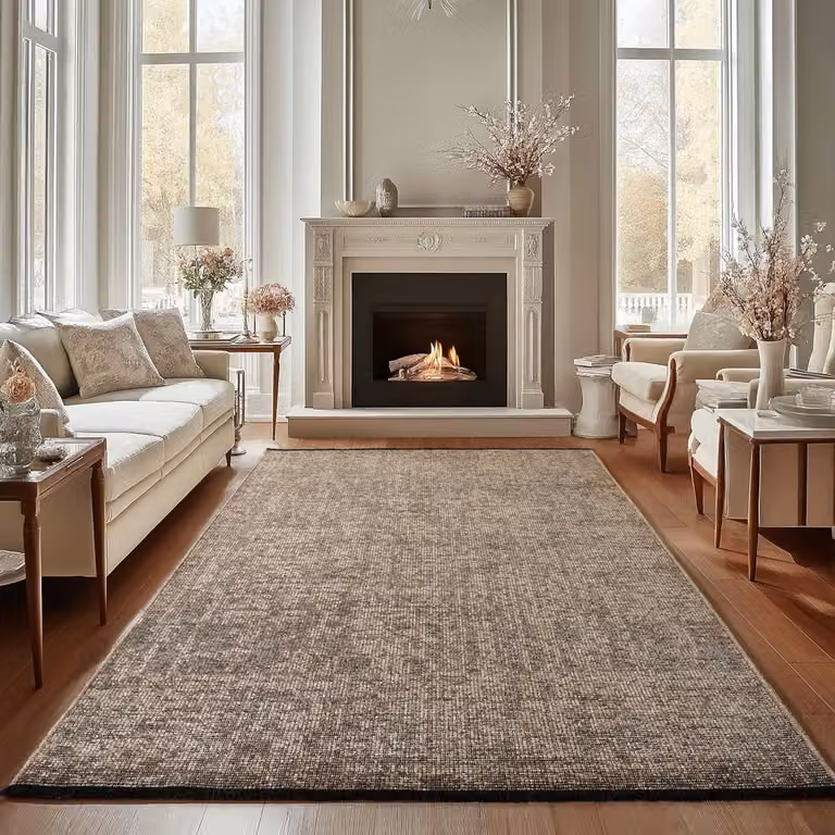 Beige Katoenen Vloerkleed Chenille Kelim 160 x 230 cm