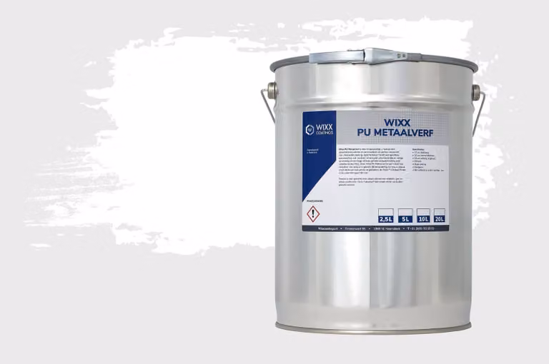 Wixx Coatings Polyurethaan Metaalverf - Wit - 5L