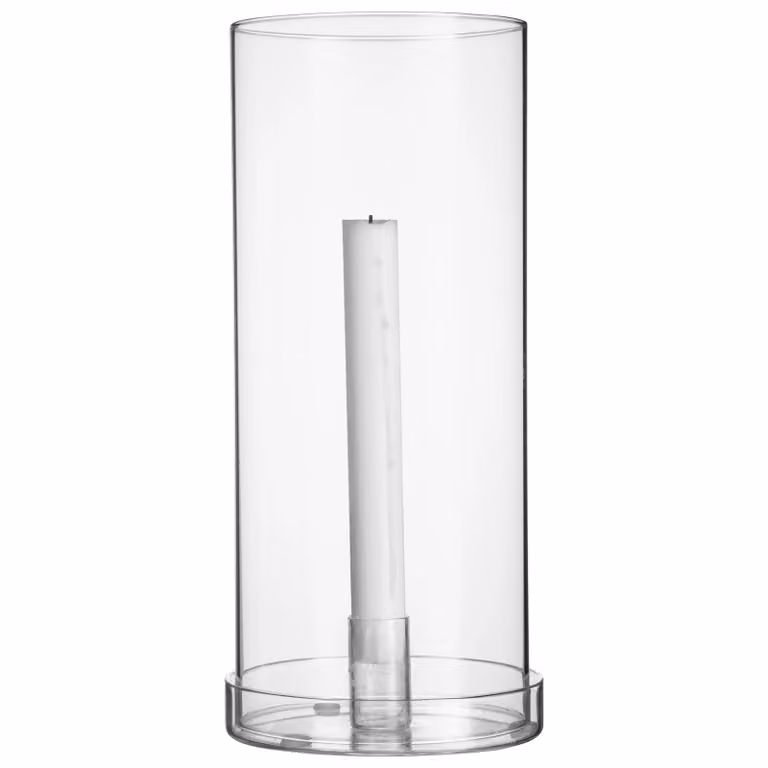 ERNST glazen lantaarn voor kaars, Helder, Hoogte: 29 cm