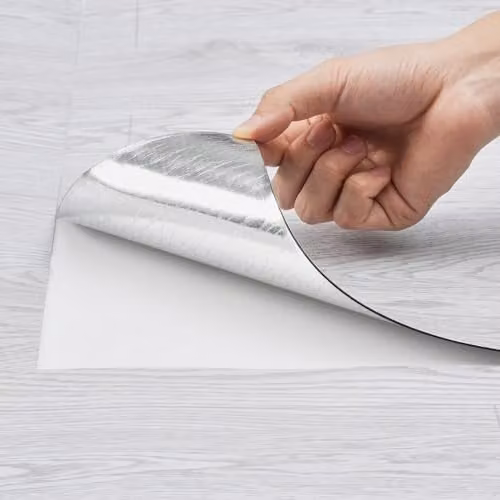 VEVOR Zelfklevende vinyl vloertegels met houtnerf, lichtgrijs, 1,5 mm dik