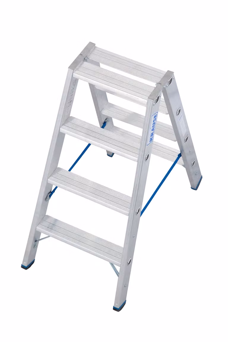 Krause STABILO tweekoppige ladder met 2x4 treden, model 124722