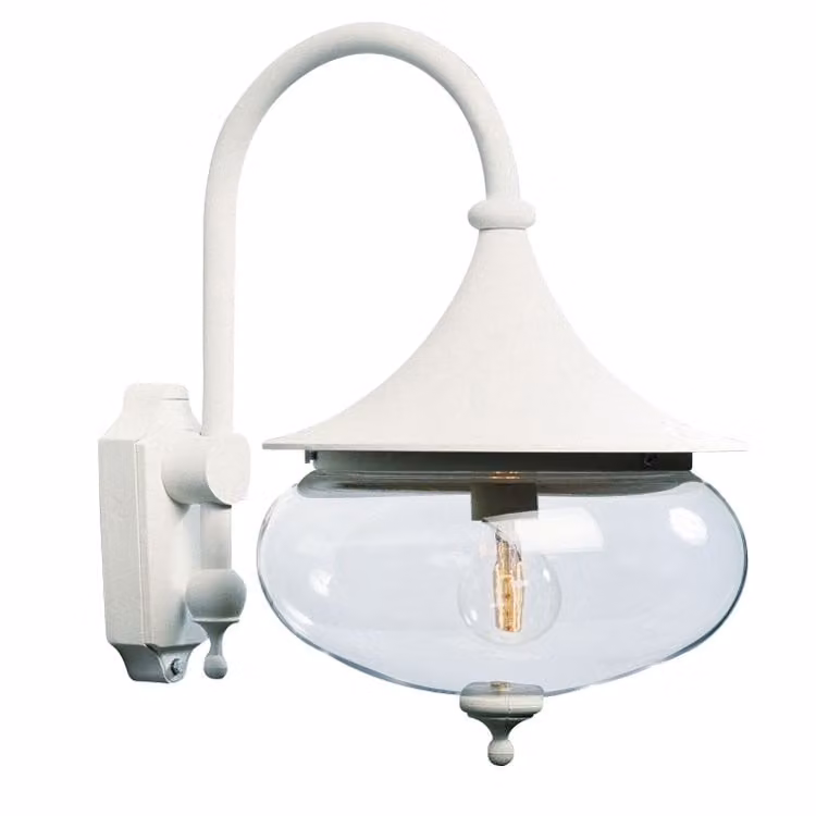 Konstsmide Libra klassieke wandlamp wit 45 cm