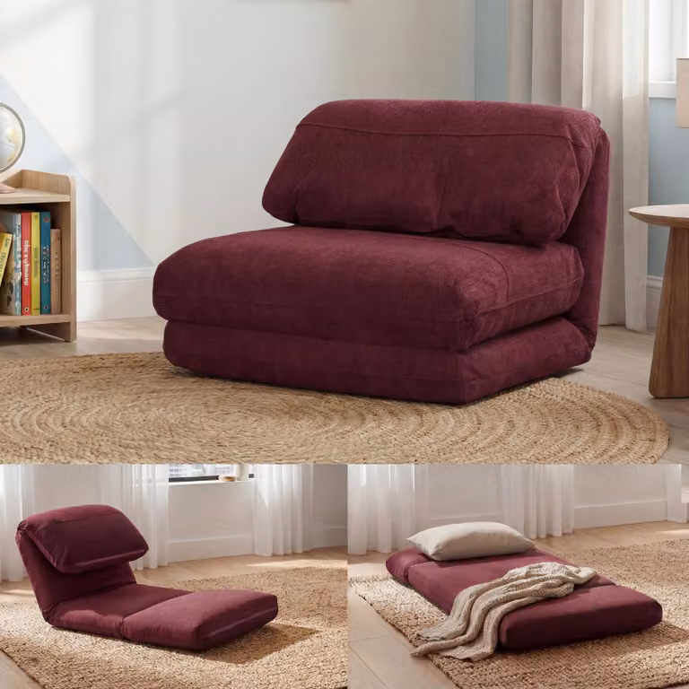 Mendler Slaapfauteuil HWC-E68 Relaxfauteuil Bordeaux