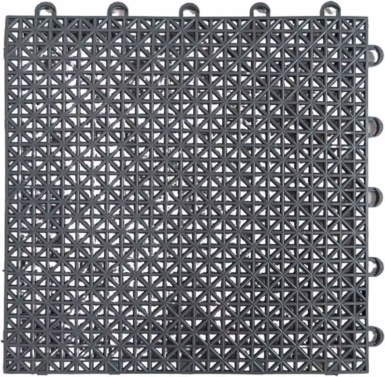Antislip Badkamer Vloertegels Douche Matten Rooster voor Vochtige Ruimtes - 25 x 25 cm - Kleur-E