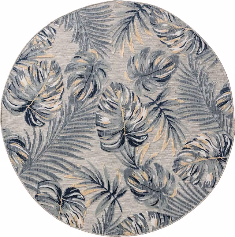 Interiyou Binnen- en buitentapijt Florenz, rond, multicolor, diameter 200 cm