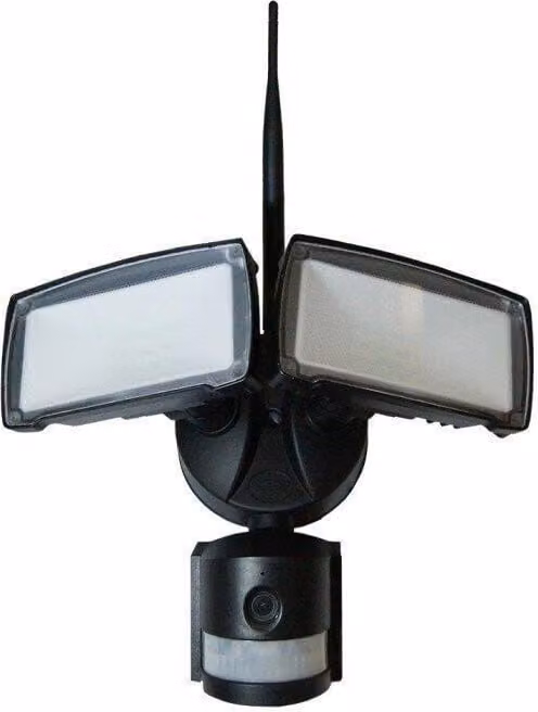 V-Tac VT-4818 18W LED-schijnwerper met WiFi-camera en PIR-sensor, koelwit (6400K), zwart