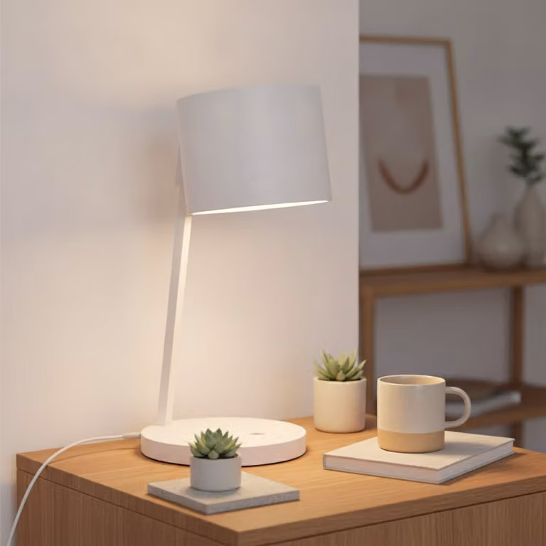 Artdelight Hive Led Tafellamp - Wit - Aluminium