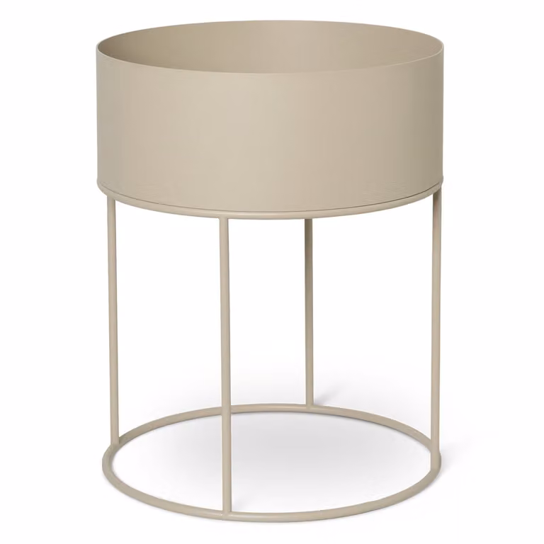 Ferm Living Plant Box Rond Cashmere Beige