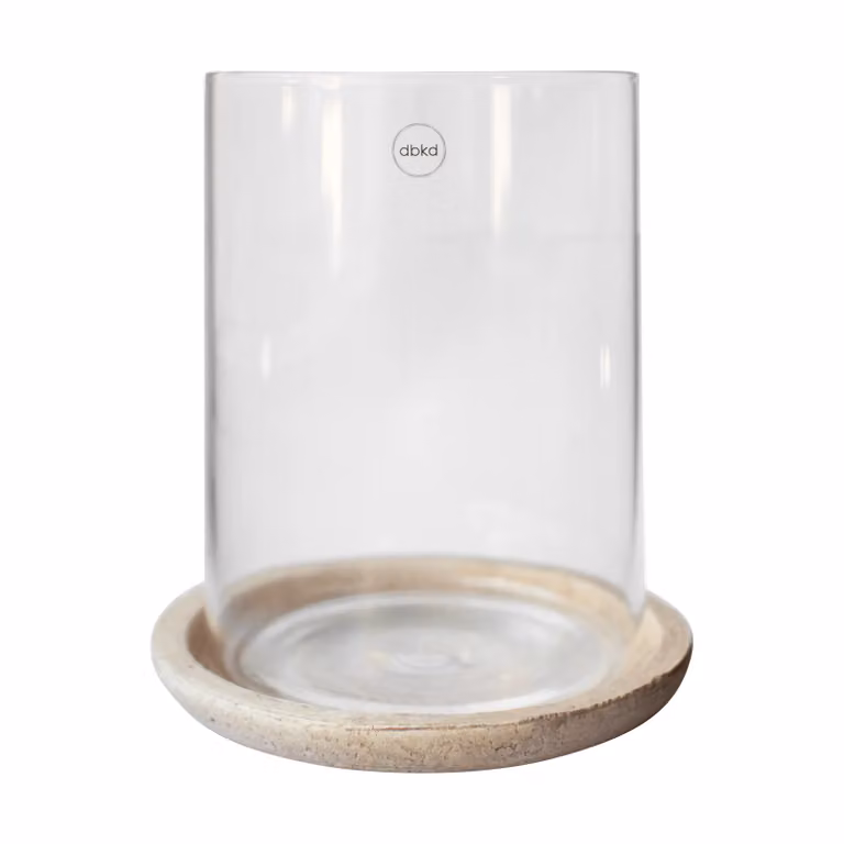DBKD Terra waxinelichthouder Sand, Hoogte: 21,5 cm