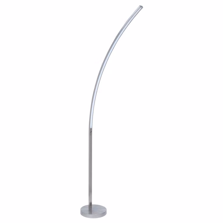 Highlight Design vloerlamp Slim nikkel zilver aluminium