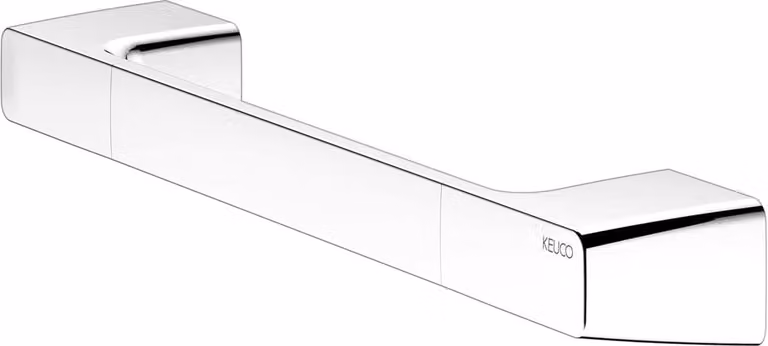 Metalen handgreep hoogglans chroom ROSE, 35 cm, voor douche en bad, wandmontage