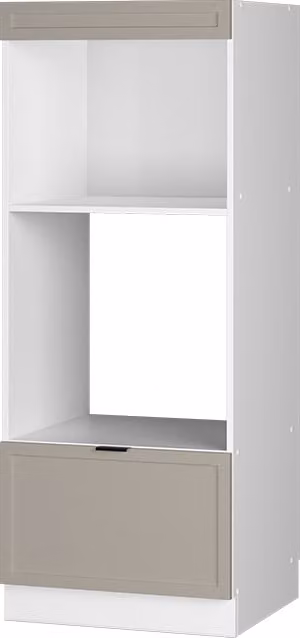 Vicco Magnetronkast Fame-Line GrijsBeige 60 cm met open vakken