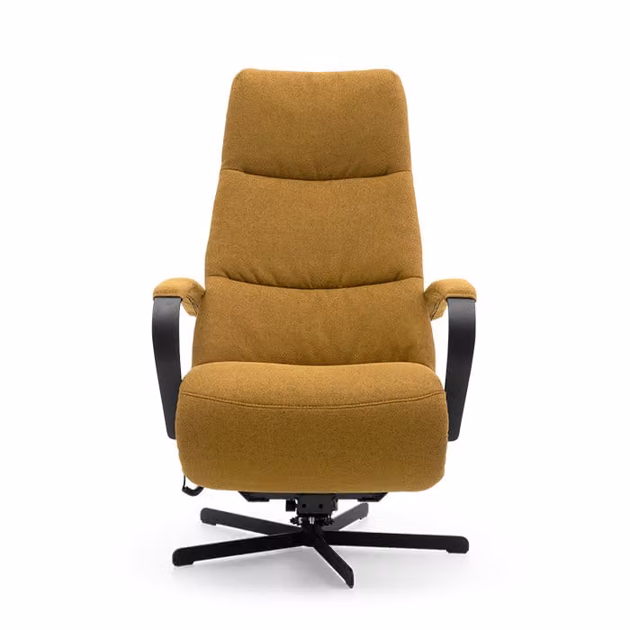 Prominent Sta-op-stoel E-100 met armleuningen - Goud - Textiel