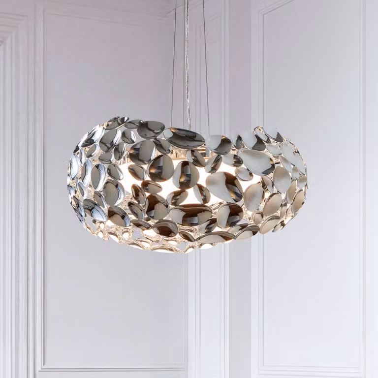 Schuller Valencia Design Hanglamp, Chroom / Zilver, Metaal