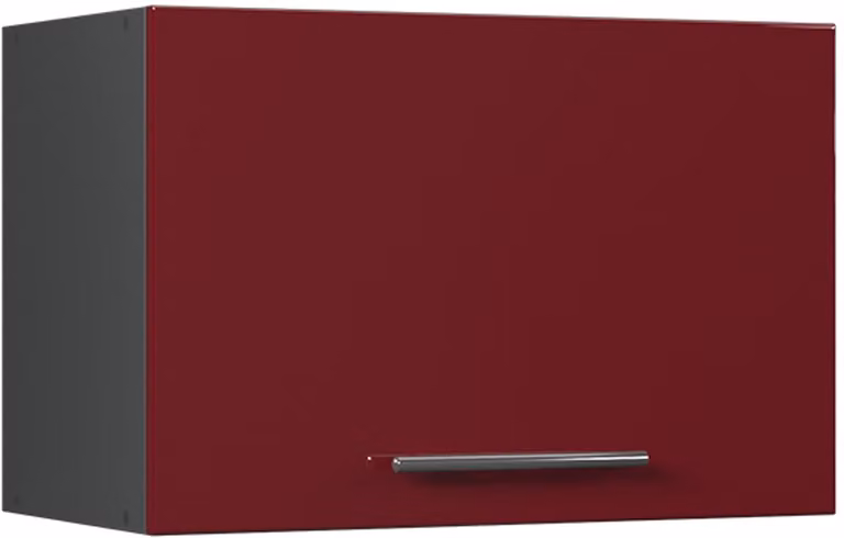 Vicco Hangkast Fame-Line Bordeauxrood hoogglans/Antraciet, Breedte: 60 cm