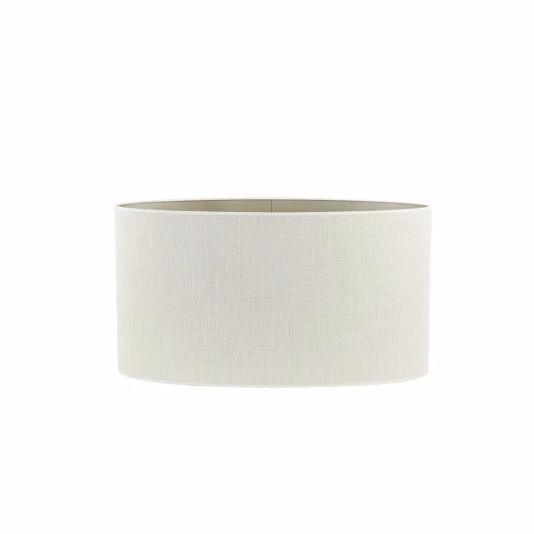 Light en Living Ovaal Kap Saverna Wit B: 70 cm, D: 28 cm, H: 38 cm