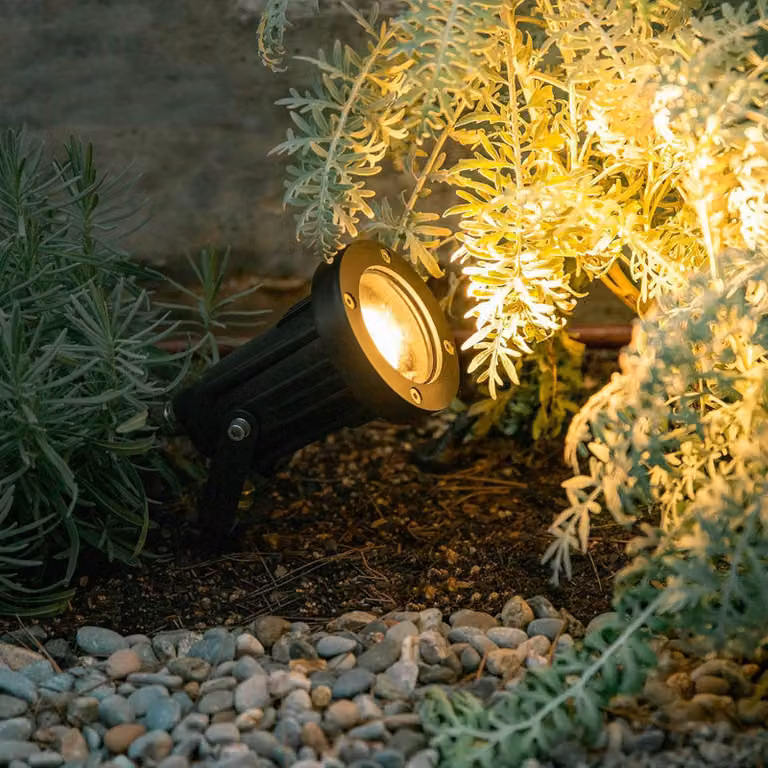 LEDS-C4 Helio draaibare LED buitenspot zwart met aluminium en glas