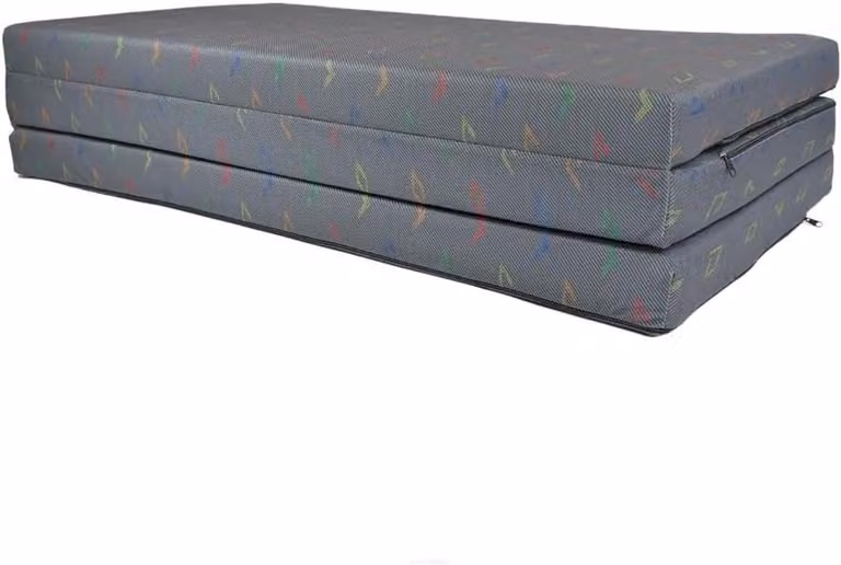 Inklapbaar reismatras Gastenmatras XL Grijs - B/D/H: 195 x 120 cm