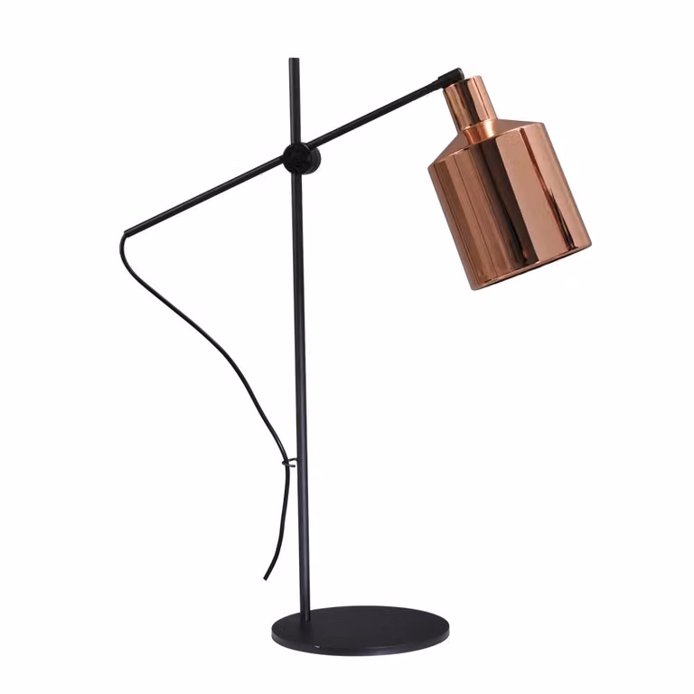 Masterlight Concepto Roodkoperen Moderne Tafellamp voor Lezen