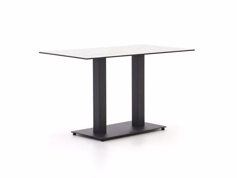 Forza Furniture Tuineettafel Forza - Rechthoekig - Grijs - HPL en Kunststof