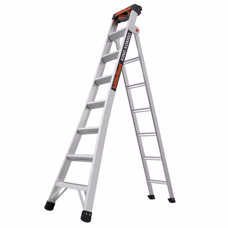 Little Giant DS-XL glazen fiberladder voor dubbelzijdige beklimming