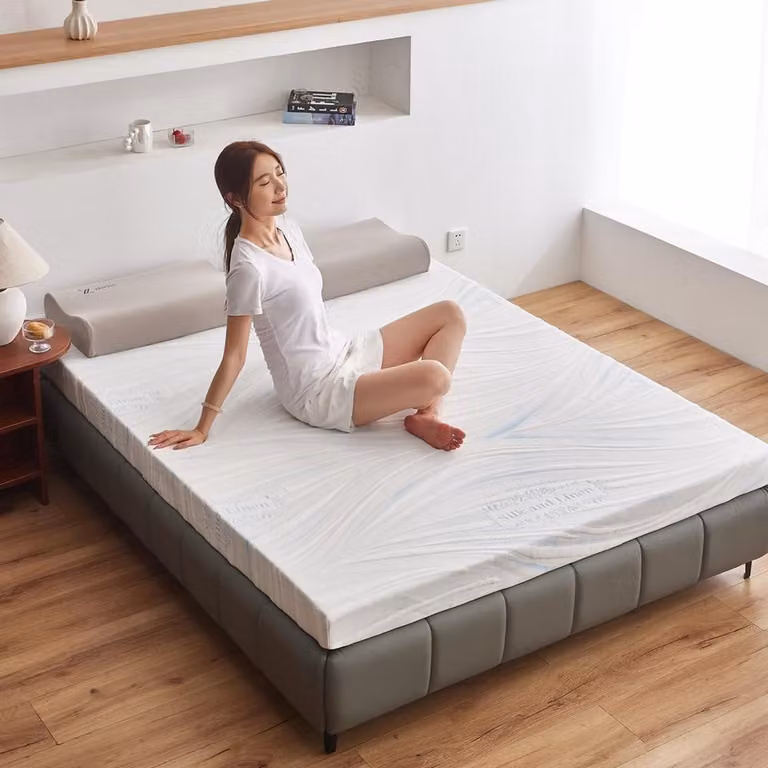 Traagschuim Matras Topper Futon Slaapmat met Hoes voor Camping en Slaapzaal
