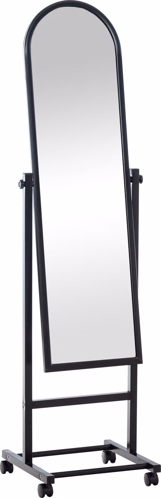 CLP Vrijstaande spiegel Evoir 317225 - Zwart - B: 151 cm, D: 39 cm, H: 39 cm